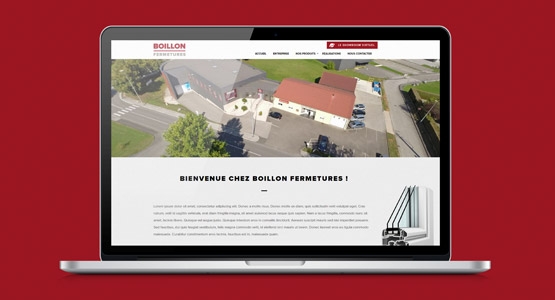 Nouveau site internet Boillon Fermetures